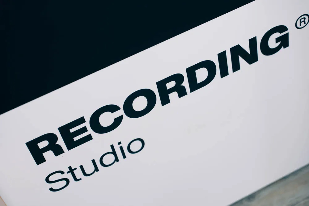 Le panneau « Recording Studio » de l'agence
